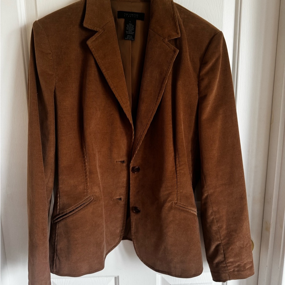 The Limited Stretch Brown Blazer